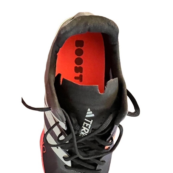 NEW Adidas Terrex Agravic Speed Ultra Trail Running Shoes US 13 Black White - Picture 4 of 7